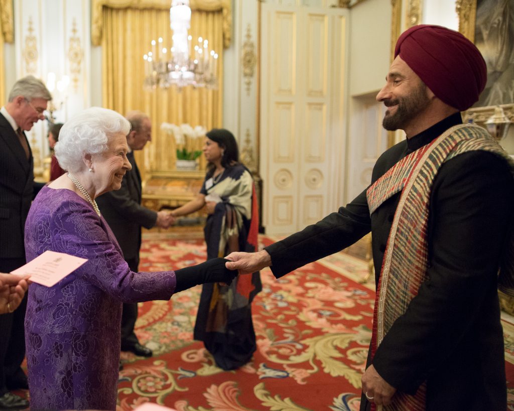 LIIF Director Cary Sawhney meets the Queen